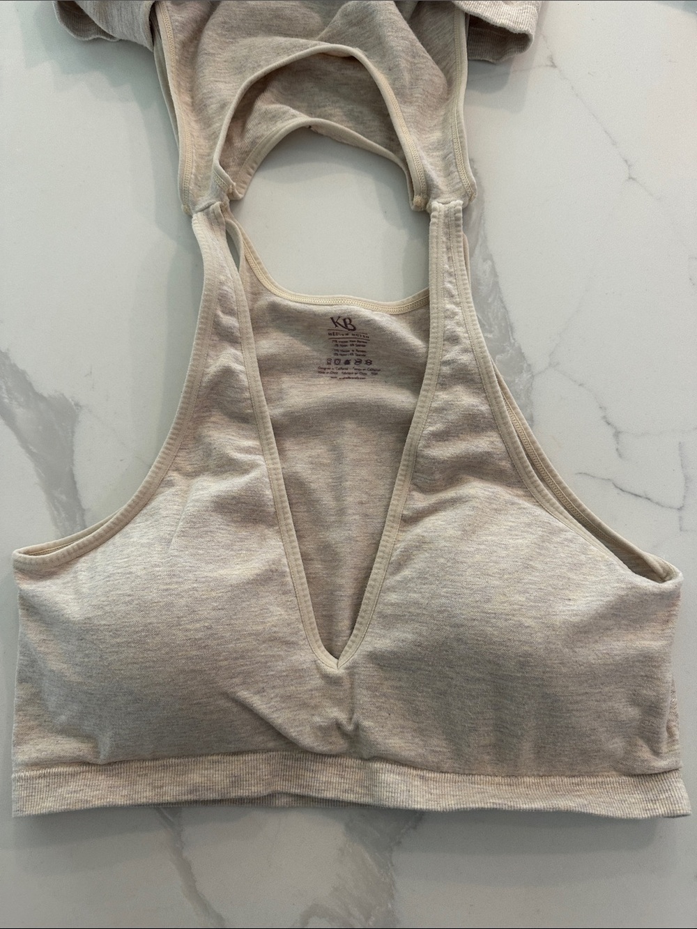 Sublime Bamboo Maternity/Nursing crop top - Picture 3 of 6
